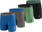 Spyder Mens Boxer Briefs 4 Pack Poly Spandex Performance