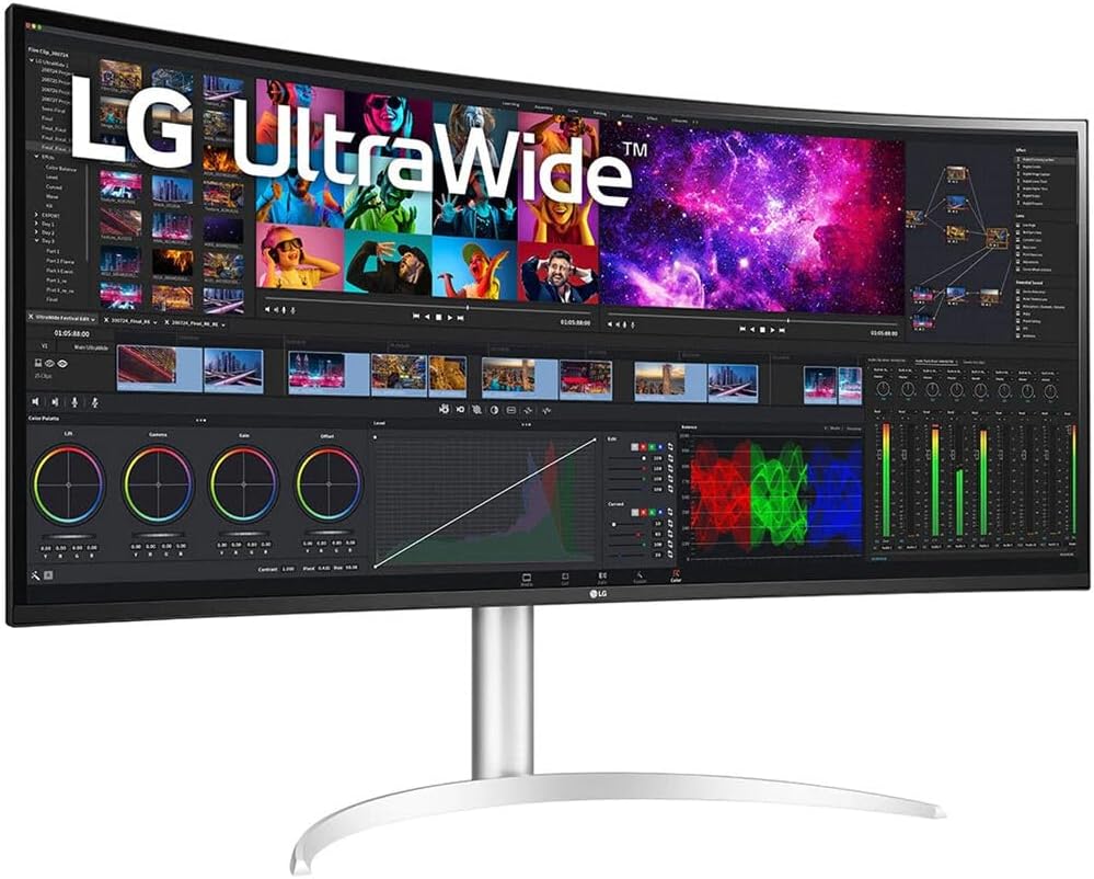 LG 40WP95C-W 39.7" UltraWide Curved 5K2K HDR Monitor