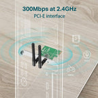 TP-Link TL-WN881ND N300 PCIe WiFi Adapter