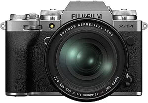 Fujifilm X-T4 XF16-80mm Kit Silver Mirrorless Camera