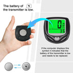 RCA Wireless Bicycle Speedometer Odometer LCD Display