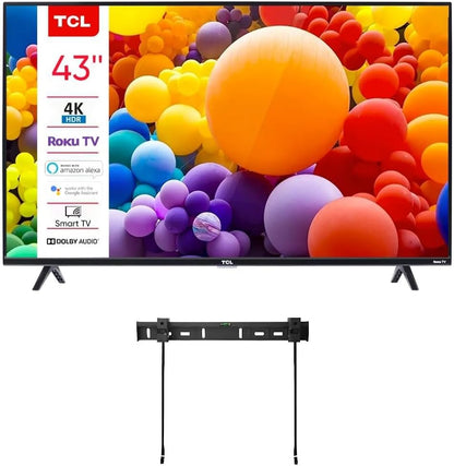 TCL 43S451 43-Inch 4K Smart Roku Renewed TV