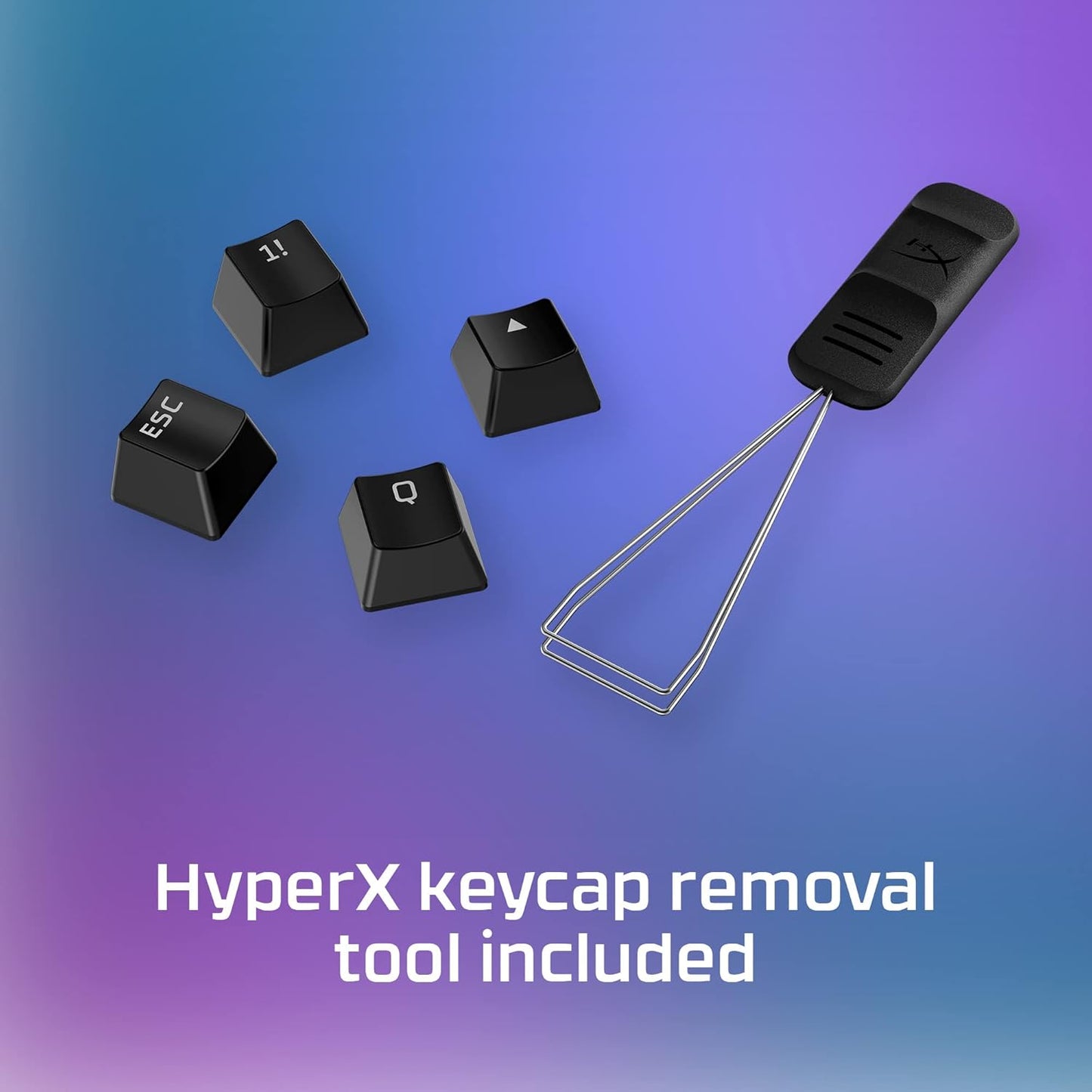 HyperX 519P1AA#ABA PBT Black Keycap Set - 104 Keys