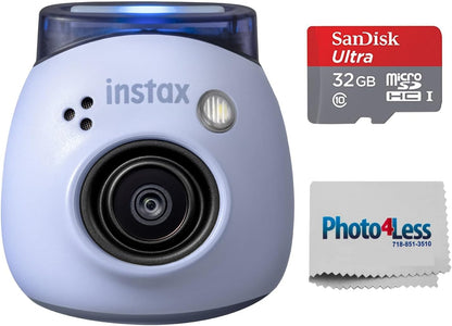 Fujifilm 600023914 Instax PAL Digital Camera - Lavender Blue Bundle