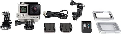 GoPro CHDMY-401 HERO4 Silver Moto Camera Bundle