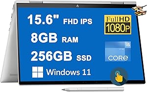 HP Envy X360 15 Touch Laptop i5-1240P Thunderbolt