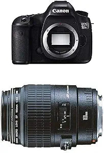 Canon EOS 5DS R DSLR Camera with EF 100mm Macro Lens