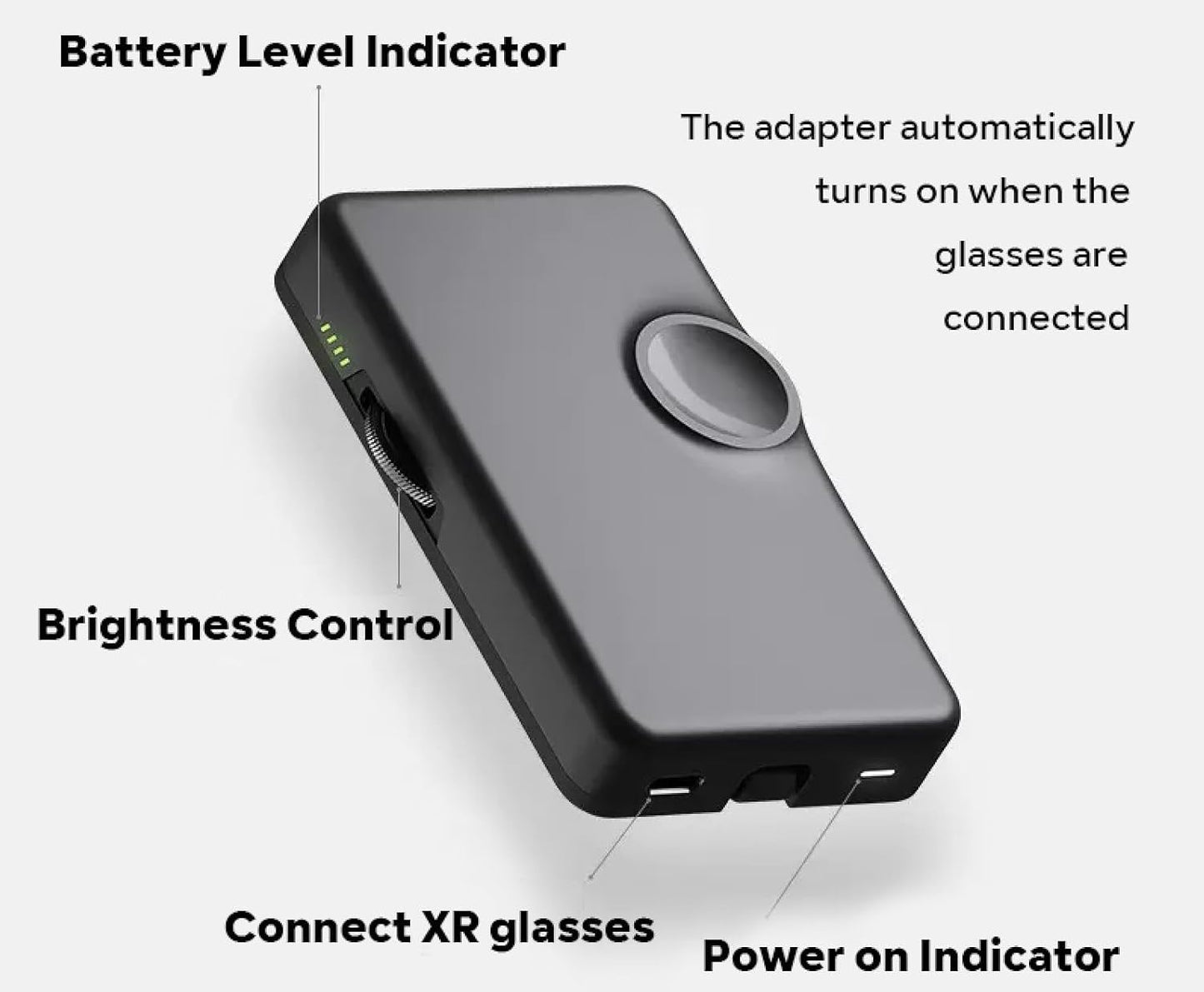 TCL RayNeo Adapter Portable Battery Pack for AR Glasses