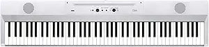 Korg L1PWHITE 88-Key Digital Piano Slim Portable