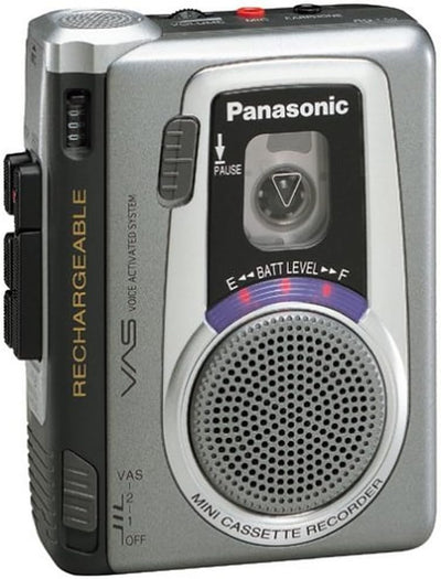 Panasonic RQ-L50 Mini Cassette Recorder Voice Activated