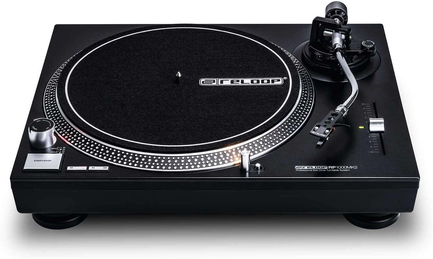 Reloop RP-1000-MK2 Professional Belt Drive DJ Turntable