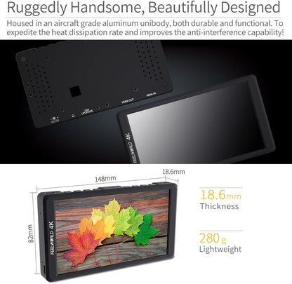 FEELWORLD F570 5.7" 4K HDMI On-Camera Field Monitor