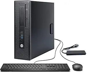 HP i5-4th Gen Renewed Desktop PC WiFi Bluetooth