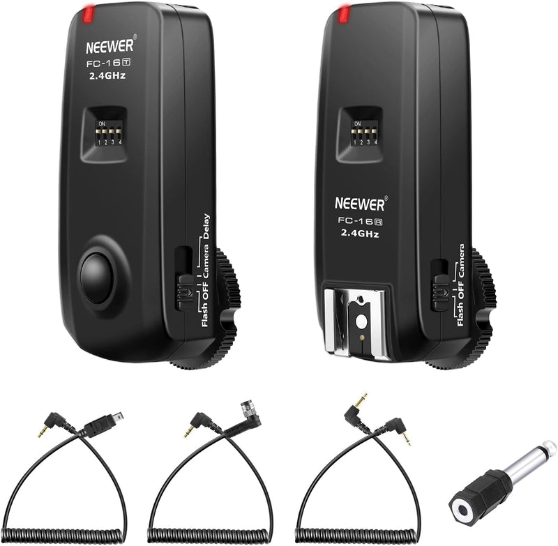 Neewer FC-16 2.4GHz Wireless Flash Trigger for Nikon — main product image