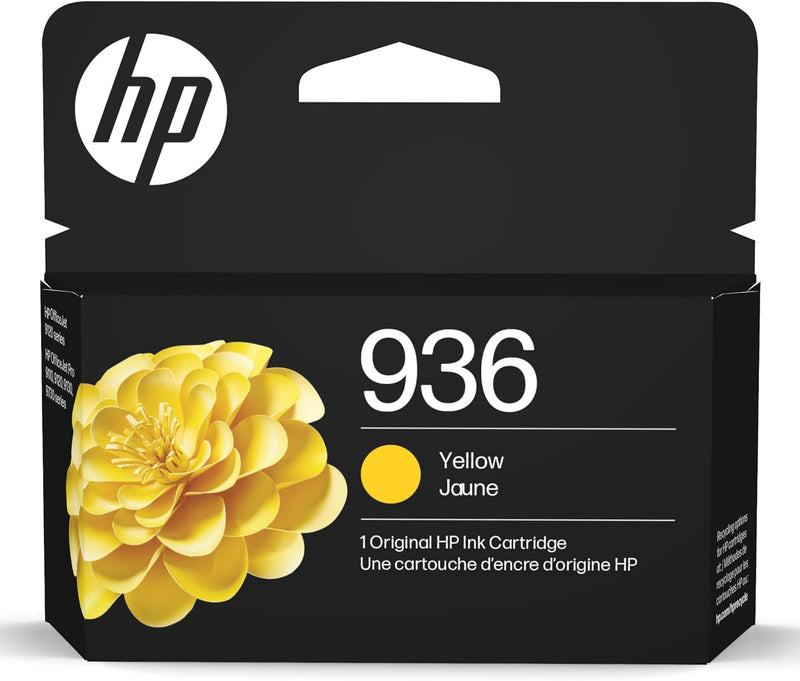HP 936 Yellow Ink Cartridge for OfficeJet Pro Printers — main product image