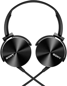 Sony MDRXB450AP/B Extra Bass Smartphone Headset, Black — main product image