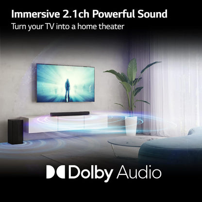 LG S40Q 2.1 Channel Sound Bar with Subwoofer