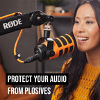 Rode WS14 Premium PodMic Pop Filter Black