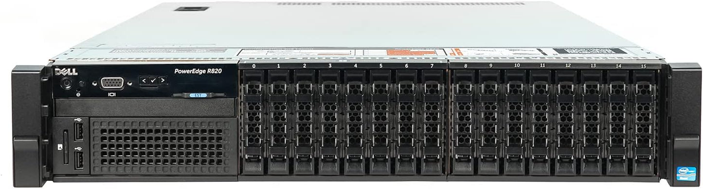 Dell Dell PowerEdge R820 40-Core 512GB H710 Server (Renewed)