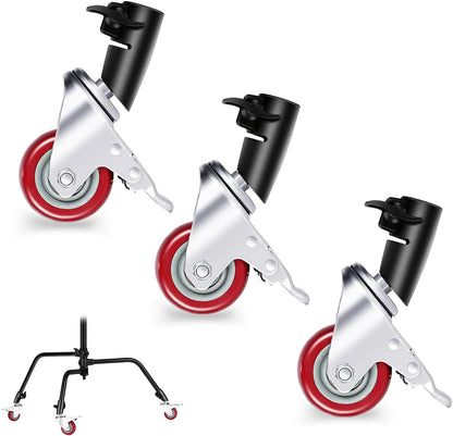 Neewer 10098283 Swivel Castor Wheels for C Stand