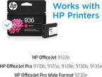 HP 936 Magenta Ink Cartridge - OfficeJet Pro