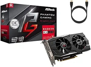 ASRock Phantom Gaming D RX 580 Renewed Graphics Card