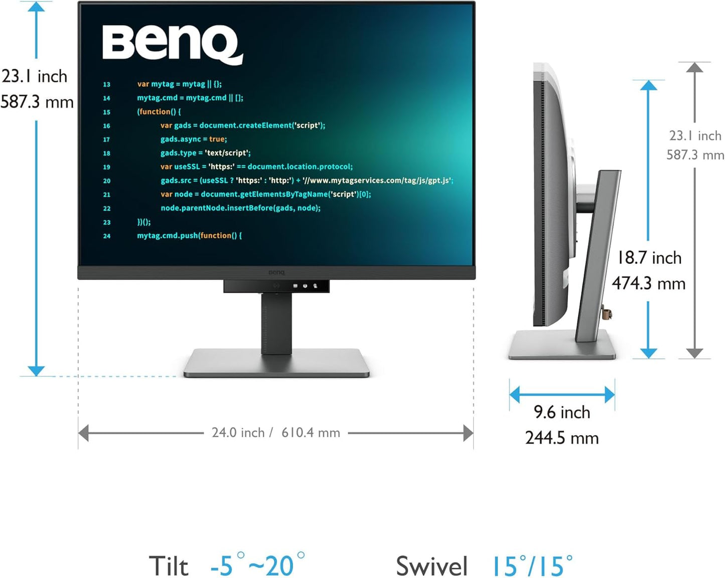 BenQ RD280U 28.2" 4K UHD 3:2 Programming Monitor