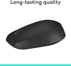 Logitech 910-004940 M170 Black Wireless Mouse