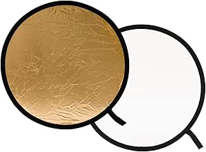 Manfrotto LL LR2041 Lastolite Reflector: 50cm Gold/White Portable