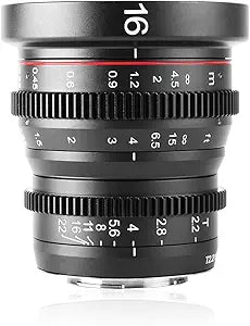 Meike ZN-1622 M43 16mm T2.2 Cinema Lens