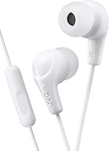 JVC HAFX65MW Gumy Plus In-Ear Headphones White — main product image