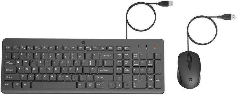 HP 240J7AA#ABL Wired Keyboard and Mouse Combo — main product image
