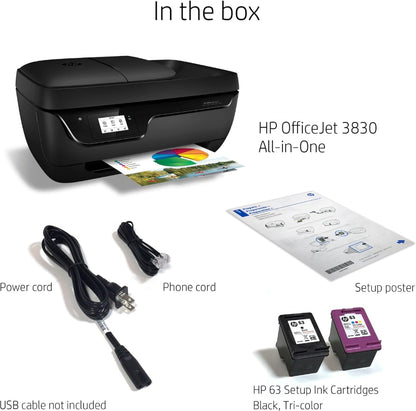 HP BD-OJ3830-C OfficeJet 3830 All-in-One Printer Bundle