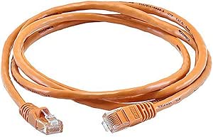 Monoprice 103379 Cat5e Ethernet Cable: 5ft, Orange, Copper