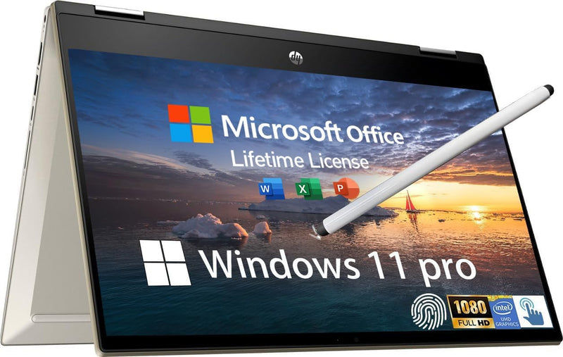 HP Pavilion x360 2-in-1 i5 Touch Business Laptop — main product image