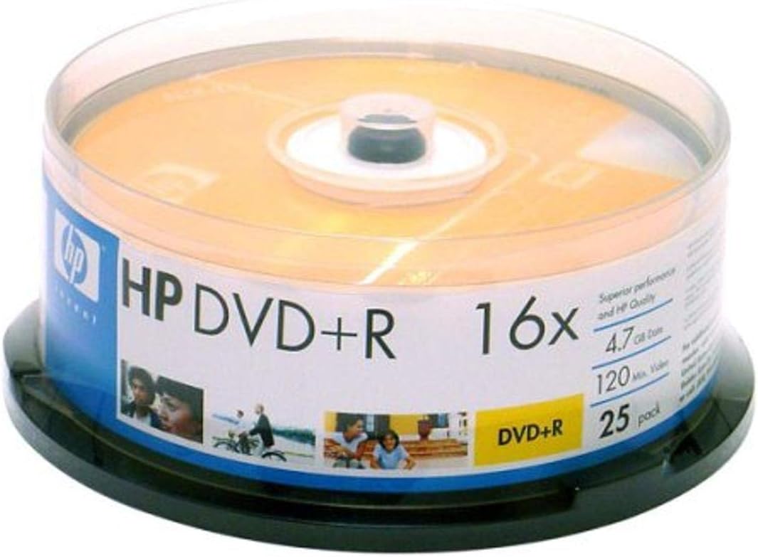 HP DR16025CB 4.7GB 16x DVD - 25-ct Spindle