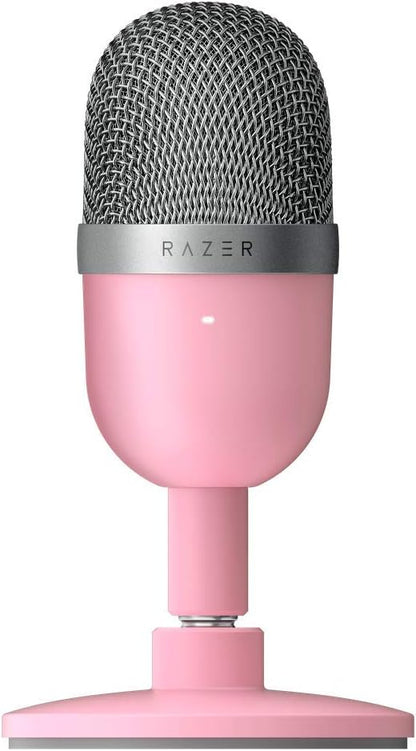 Razer Seiren Mini USB Streaming Microphone Quartz Pink Renewed