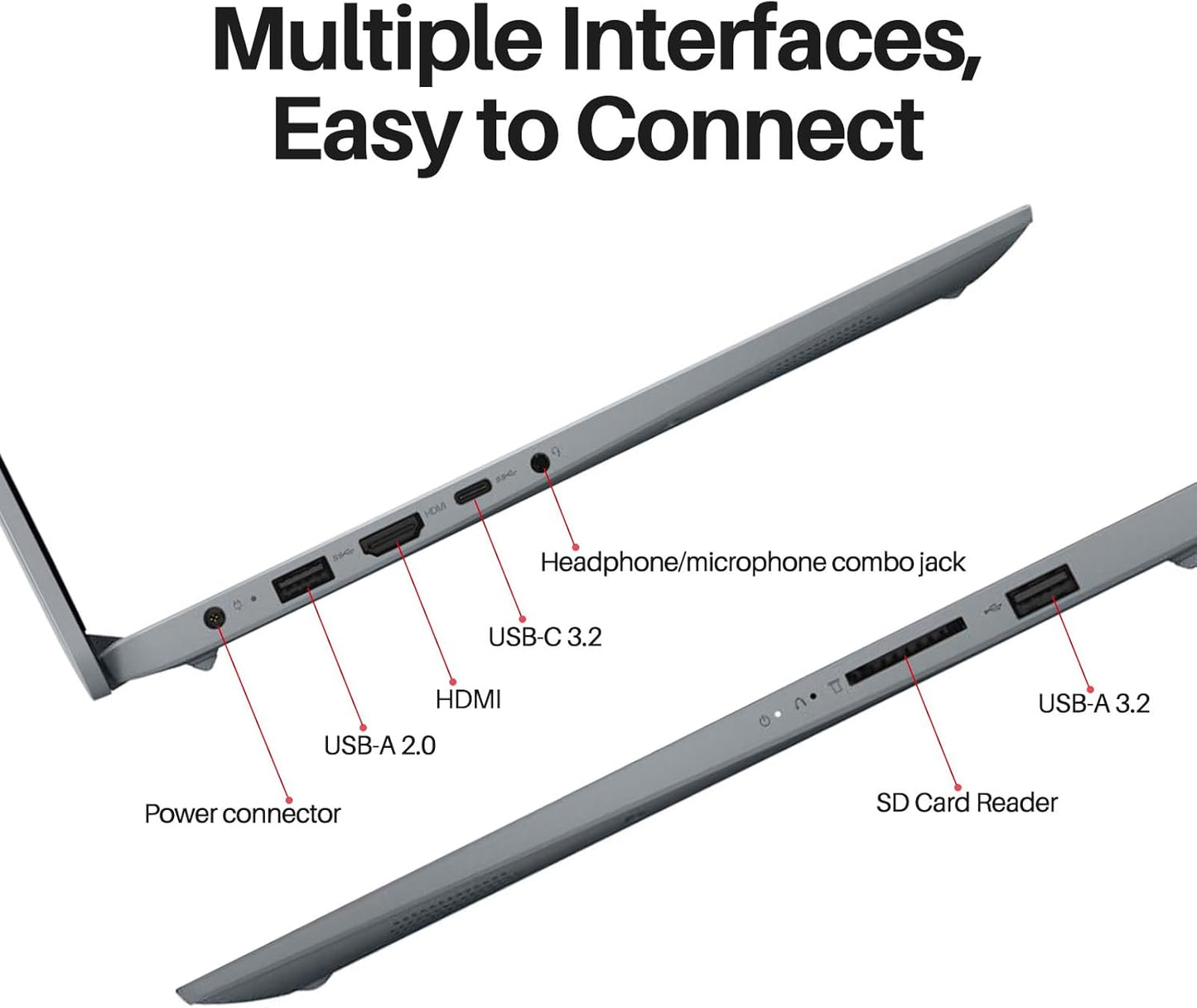 Lenovo IdeaPad 1 AMD Athlon Silver 15.6" Laptop with USB Drive