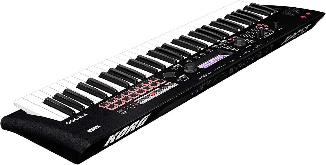 Korg KROSS2-61-MB 61-Key Synthesizer Workstation Keyboard