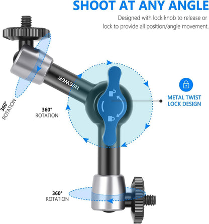 Neewer ST15 5.9-inch Adjustable Friction Magic Arm