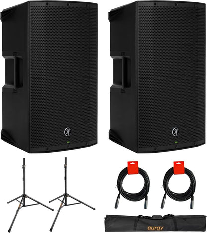 Mackie THUMP12A Powered 12" Loudspeakers Bundle