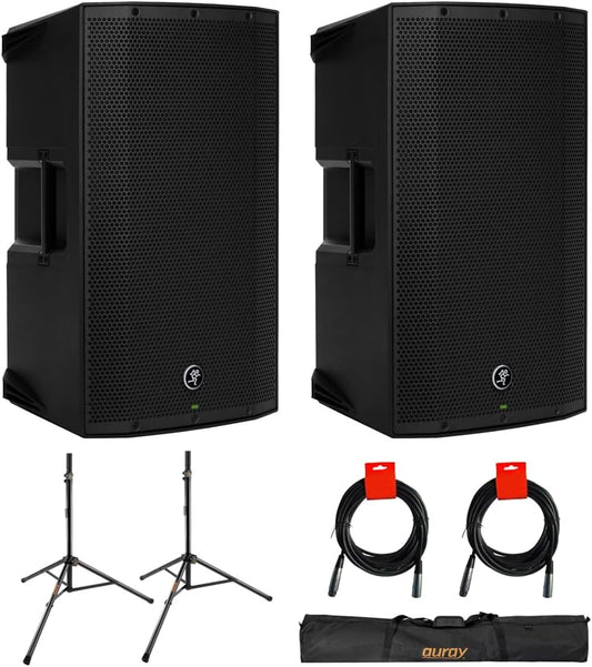 Mackie THUMP12A Powered 12" Loudspeakers Bundle