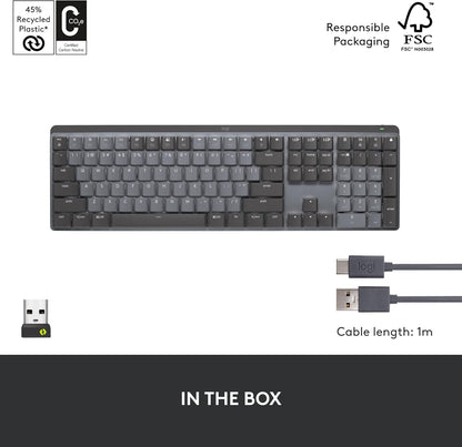 Logitech 920-010548 MX Mechanical Wireless Keyboard Linear
