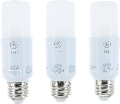GE 32287 LED Bright Stik 10W Daylight 3-Bulb Pack