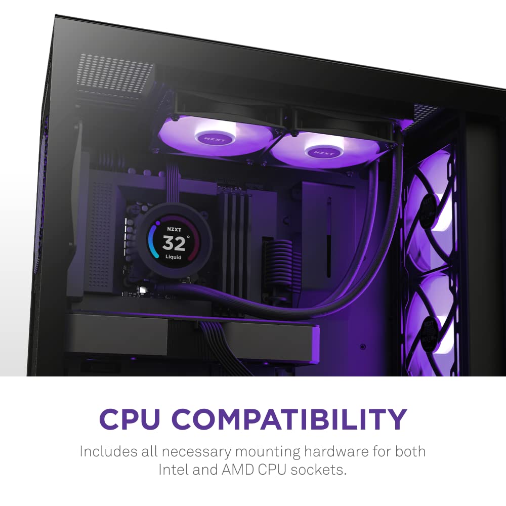 NZXT RL-KR24E-B1 Kraken Elite 240 RGB Liquid Cooler