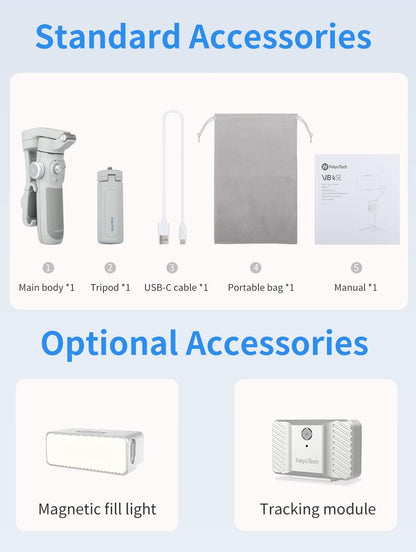 FeiyuTech US-4SEJ-ZJ737 VB 4SE: Foldable Smartphone Gimbal