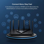 TP-Link Archer AXE75 AXE5400 Tri-Band WiFi 6E Router