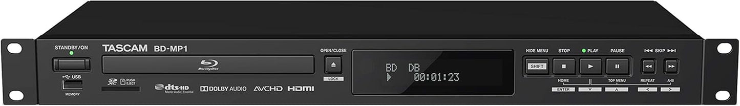 Tascam BD-MP1 Rackmount Blu-ray Player