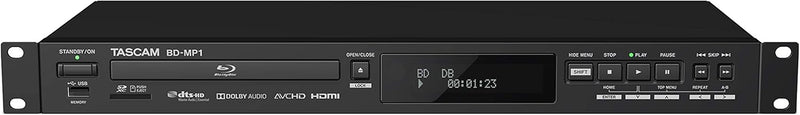 Tascam BD-MP1 Rackmount Blu-ray Player — main product image