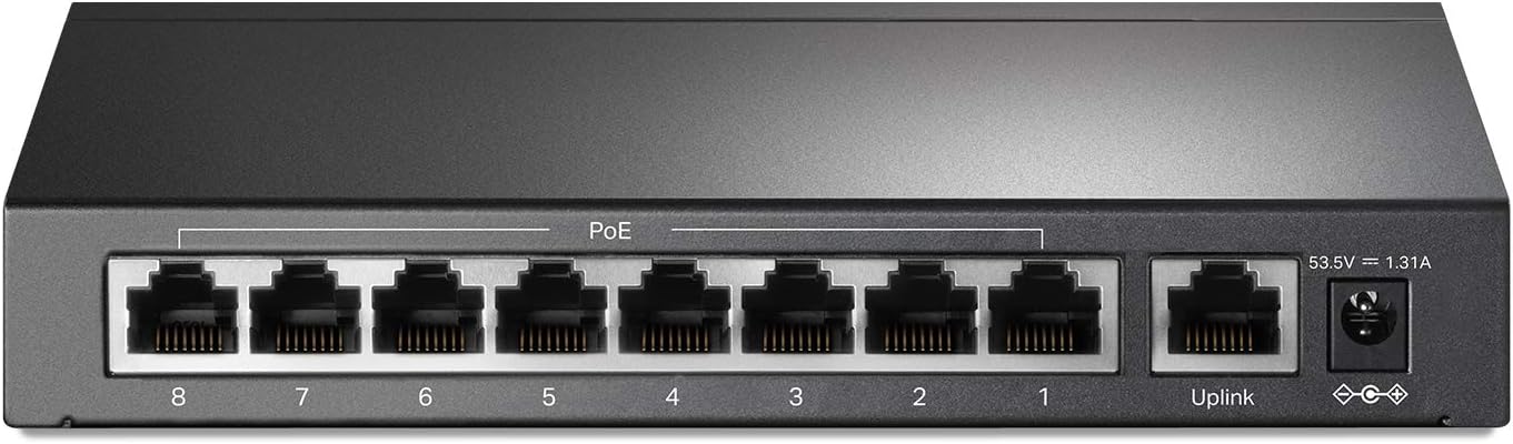 TP-Link TL-SF1009P 9-Port Fast Ethernet PoE+ Switch